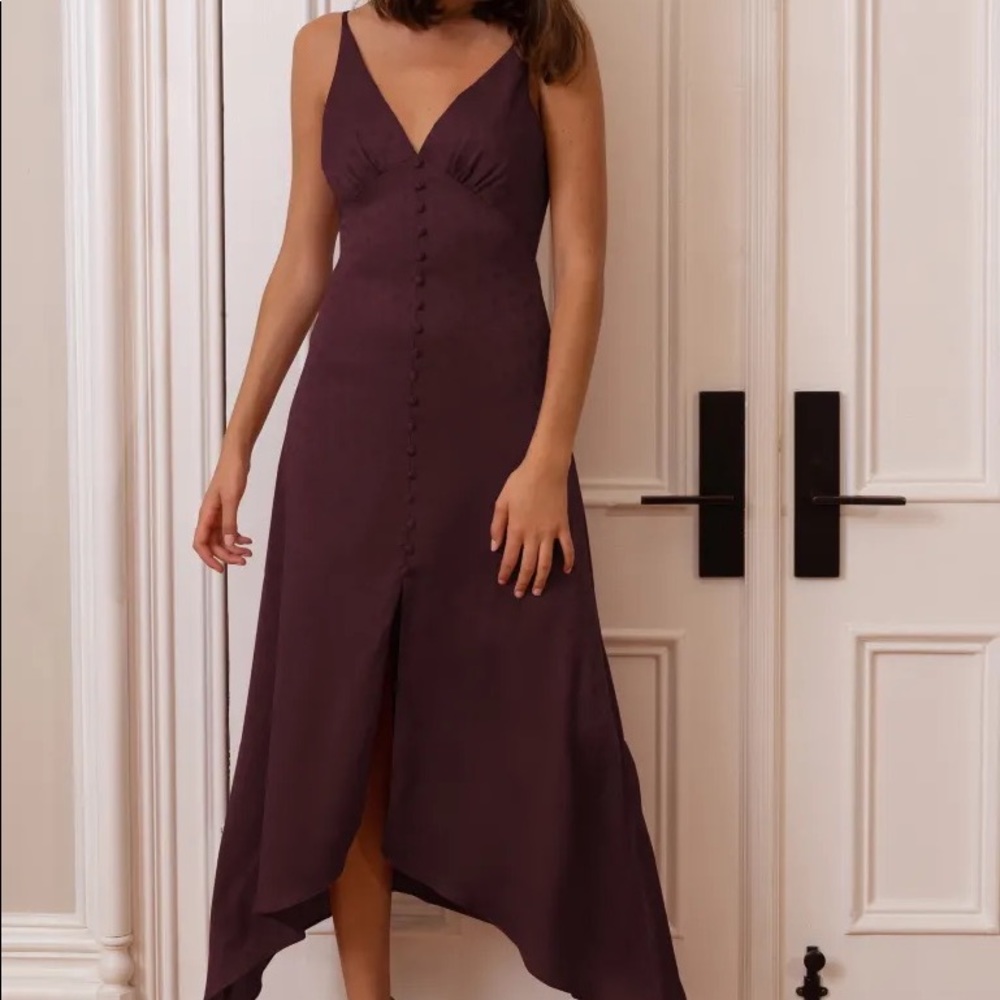 Jenny Yoo Rue Dress - Mahogony